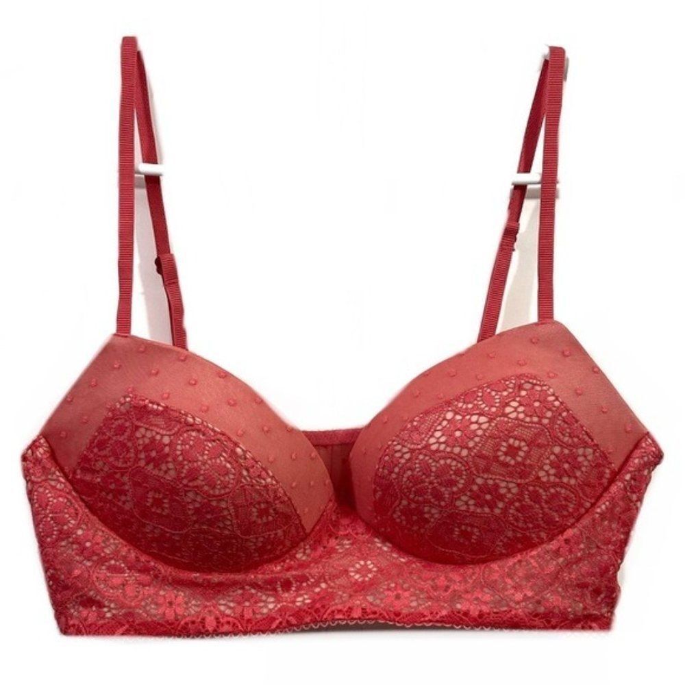 Victoria’s Secret Lace Padded Demi Bralette